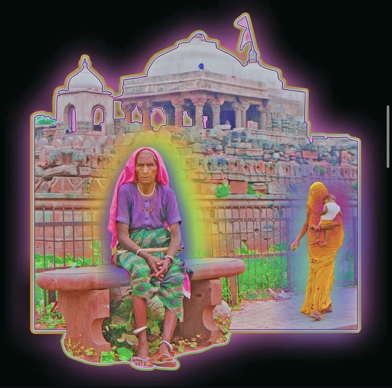 AURAS IN AGRA — original artwork